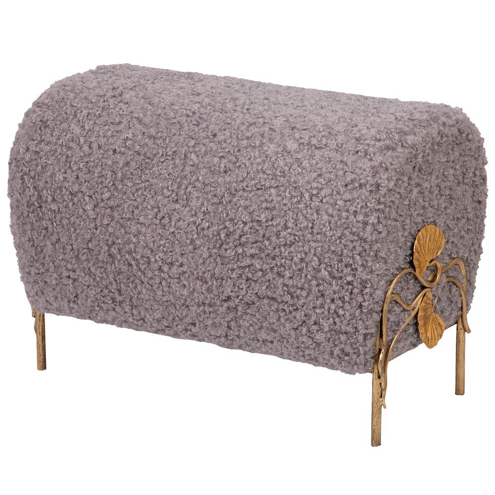 Банкетка Нимфея Серый Бронза