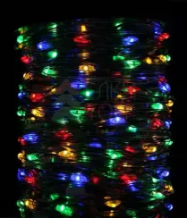 Светодиодная гирлянда нить Роса 10 м., 12V, 100 разноцветных LED ламп, Beauty Led (Rosa 100-10-M)