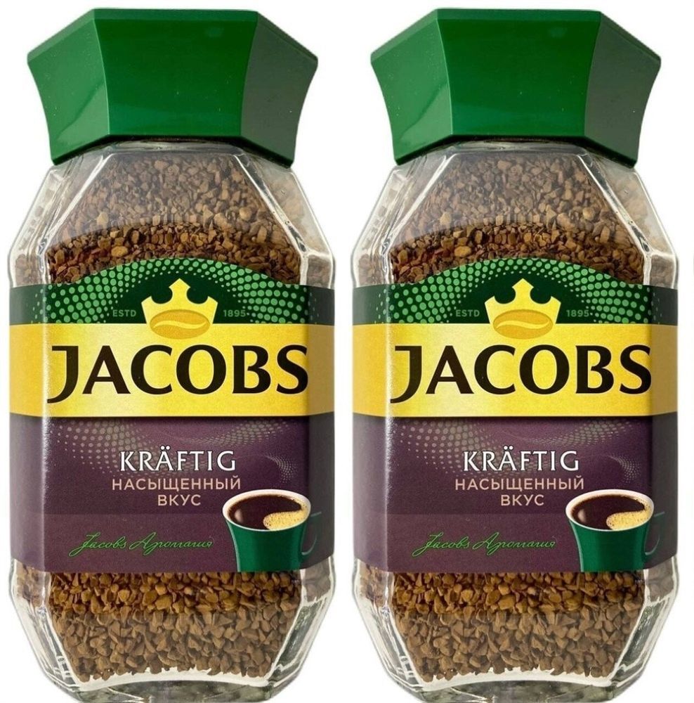 Кофе растворимый Jacobs Krafting стеклянная банка 190 г