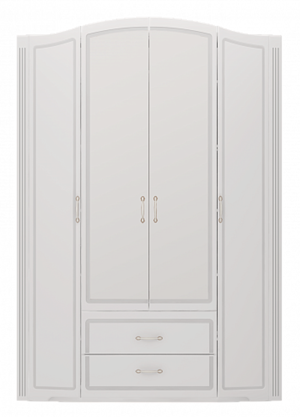 Шкаф для одежды 4-х дверный с ящиками Виктория 02