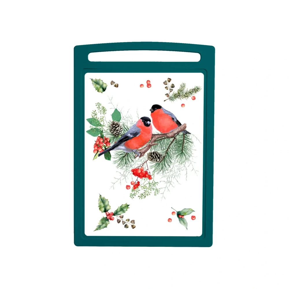 Поднос малый 43*26,8*2см «Снегири»