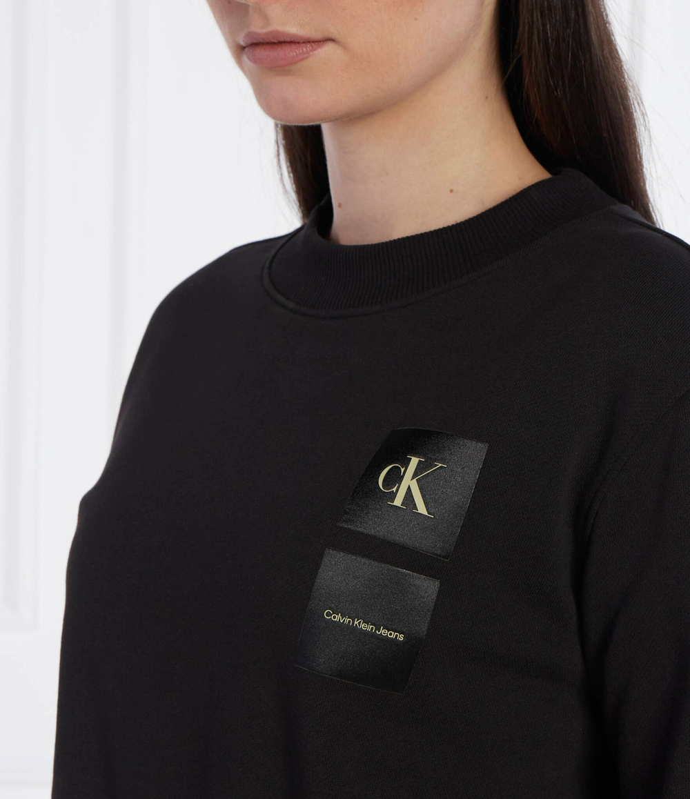 Худи SATIN BOXES CALVIN KLEIN JEANS - черный(J20J223081)