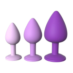 Набор анальных пробок со стразами PipeDream Fantasy for Her Little Gems Anal Trainer Set 494812