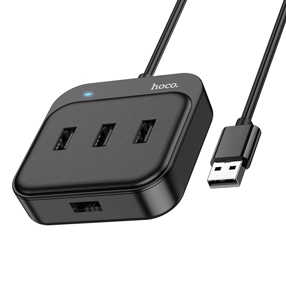 USB Hub Port HOCO HB31 Easy 4-in-1 converter (USB to USB2.0*4) 1.2M