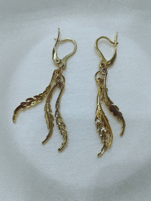 "Гуттата" серьги из коллекции "Ботаника" от Jenavi