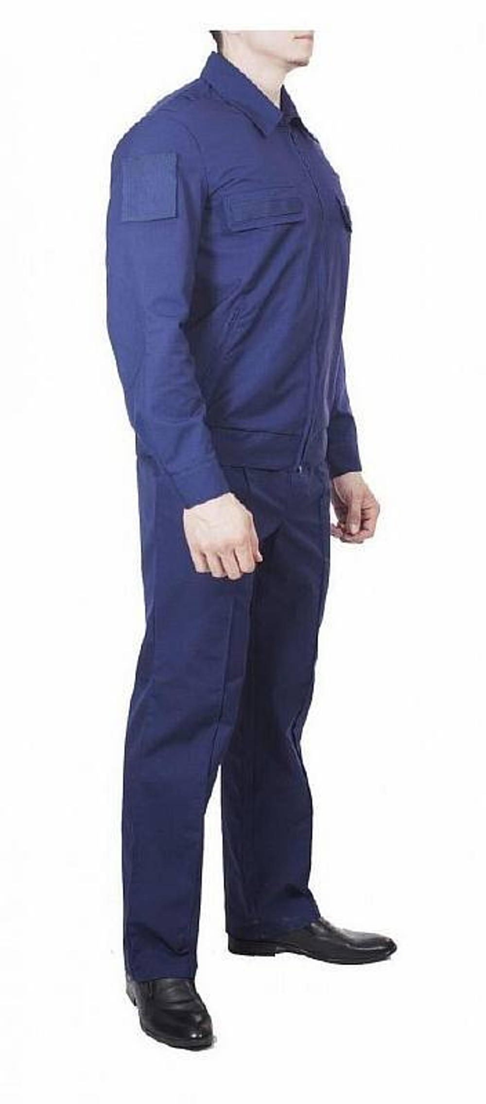 Костюм офисный синий МО РФ с длинным рукавом Патруль