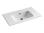Тумба с раковиной Sancos Urban UR80W белый глянец