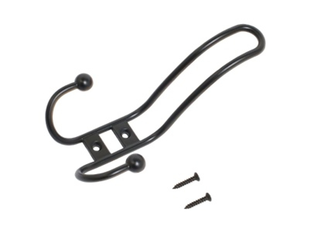 Вешалка-крючок №12 черный  (30шт/уп)