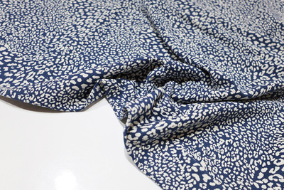 ЛЕО СИНИЙ - Кашкорсе с лайкрой, компакт пенье (КРВ640 Елена)