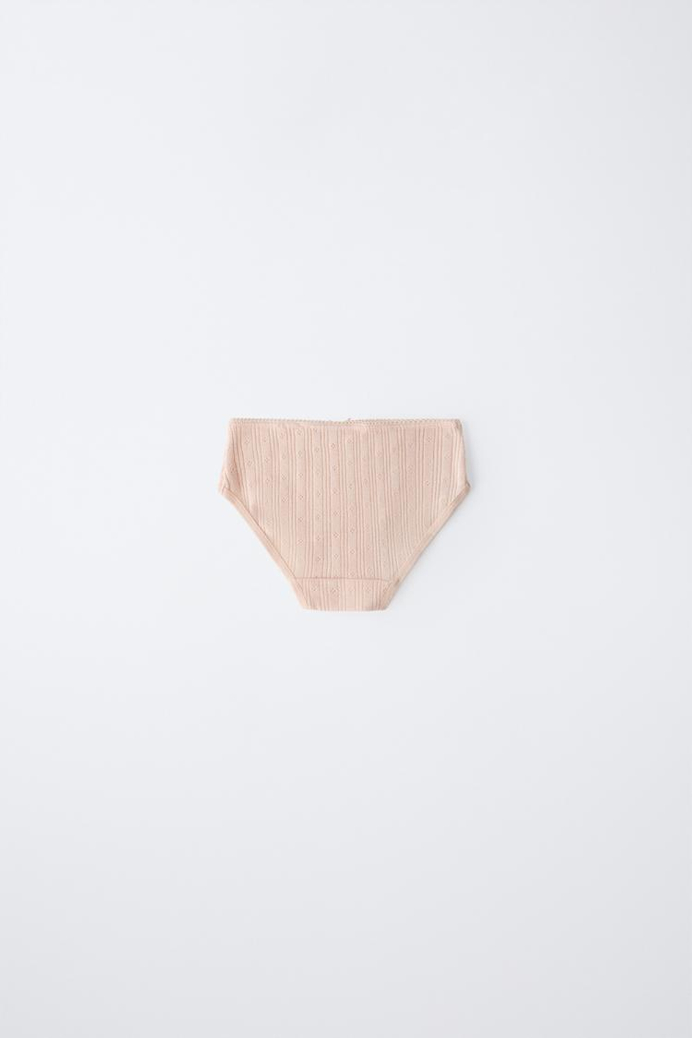 ZARA НАБОР ИЗ ШЕСТИ ТРУСОВ С ЦВЕТОЧНЫМ ПРИНТОМ, ПУДРОВО-РОЗОВЫЙ