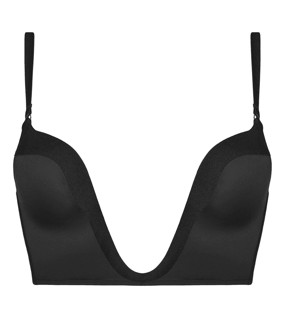 Бюстгальтер Ultimate Plunge с заниженным поясом (Размер: 65G) (Цвет: черный)