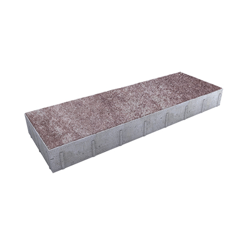 Тротуарная плитка ПРЯМОУГОЛЬНИК 750х250 мм - Искусственный камень Плитняк