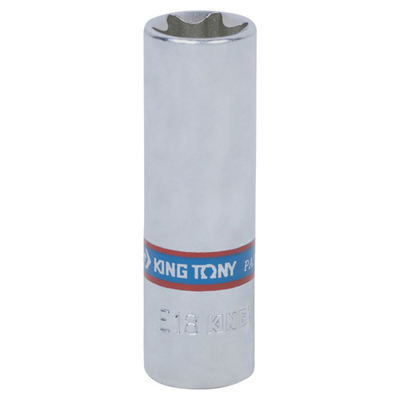 KING TONY (327518M) Головка торцевая глубокая TORX Е-стандарт 3/8", E18