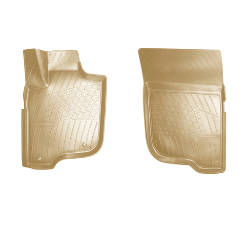 Ковры в салон Norplast/Unidec для Mitsubishi L200 V (2015-), Бежевый, передние, арт.NPA10-C59-337-B
