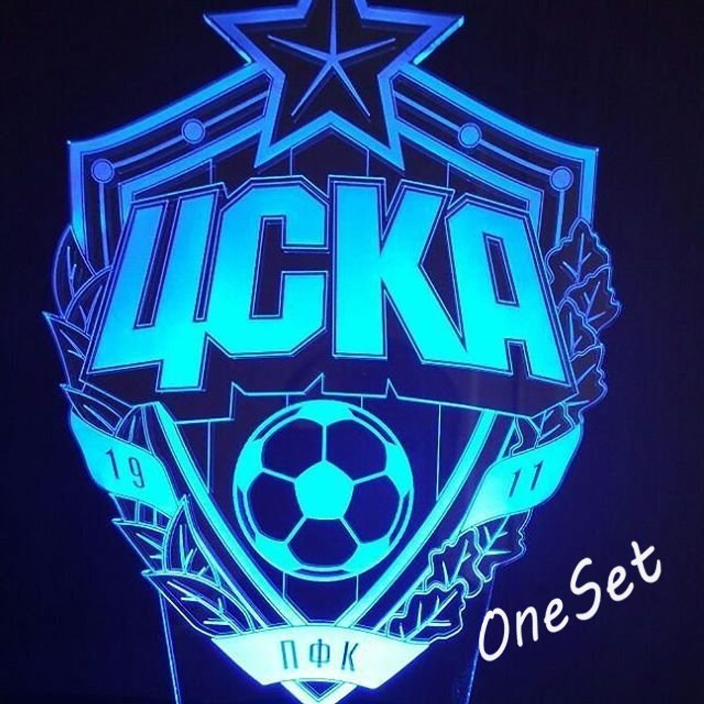 3Д-светильник "ЦСКА"