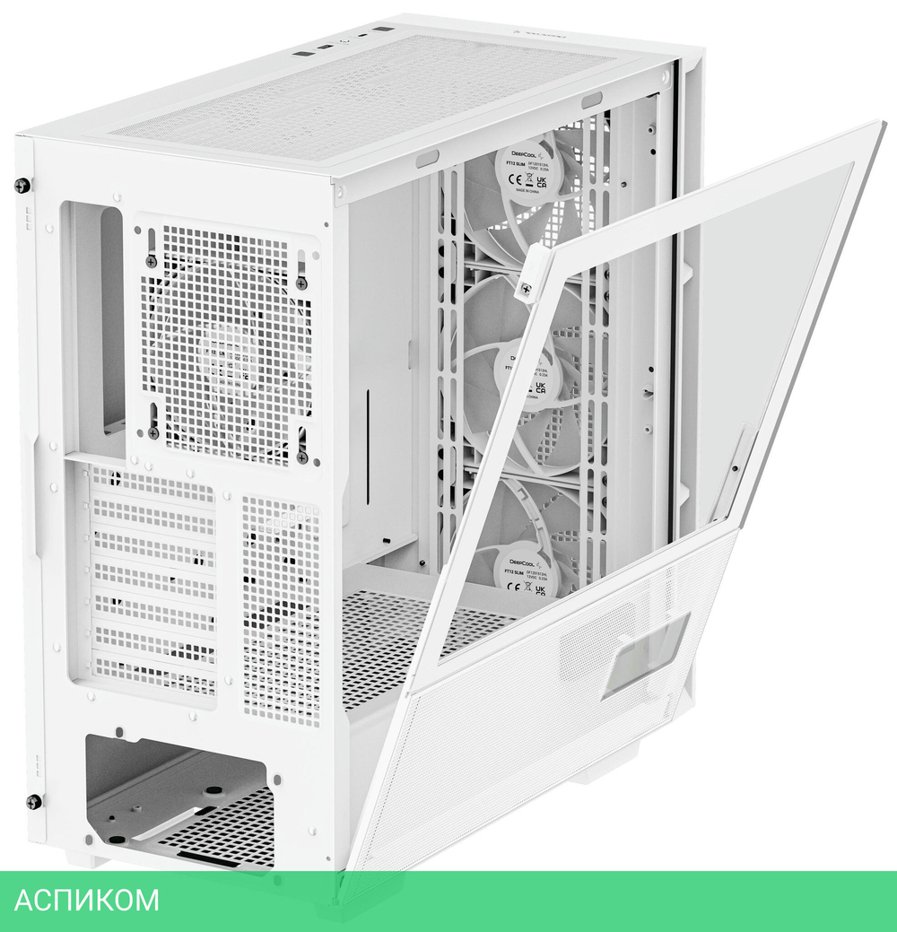 Корпус DeepCool CH560 Digital WH ATX без БП белый (R-CH560-WHAPE4D-G-1)