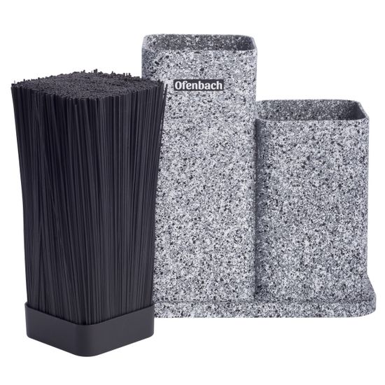 Подставка для ножей и кухонных принадлежностей двойная Ofenbach NB100214