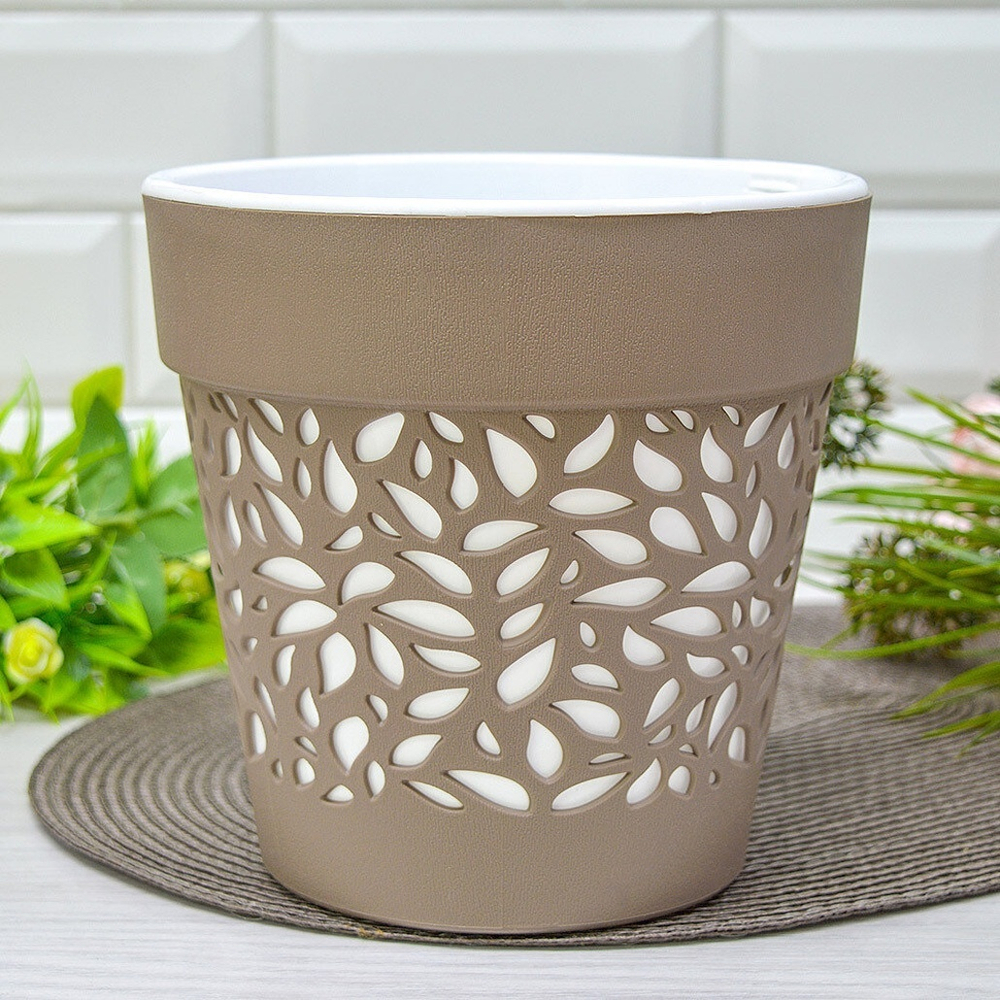 Кашпо Блоссом 3,5л, пралине