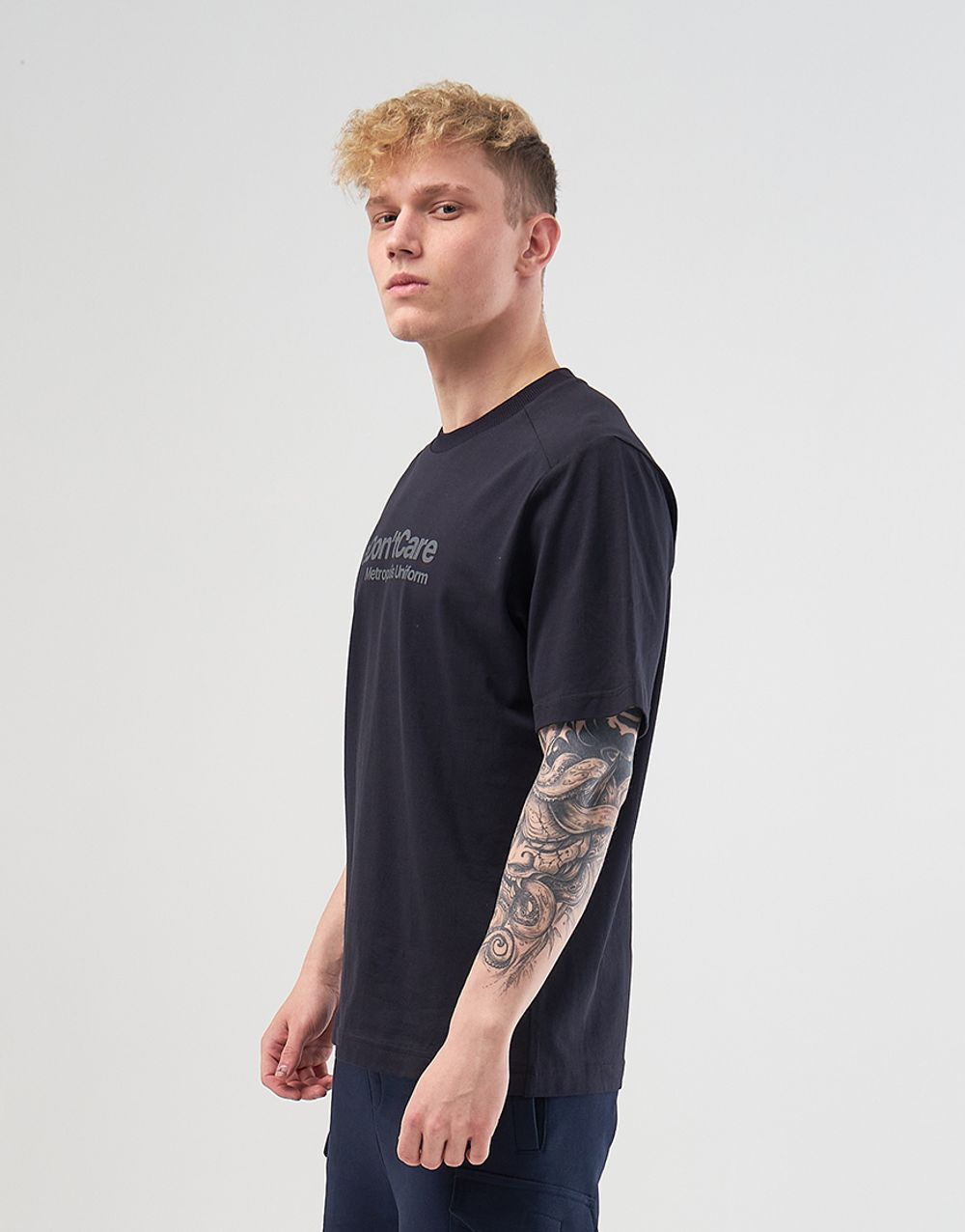 Футболка We Don’t Care Basic Logo Tshirt Black