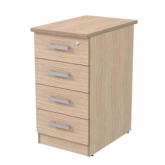 2ТЗ.002.3 Тумба приставная с топом, замок (394*600*750)