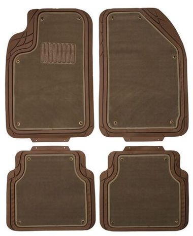 Ковры резиновые TS2212P Biege (4шт) KING