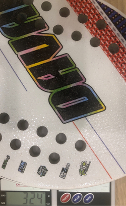 Легендарная ракетка Davai 2.2 Rakkettone с нанесением Rotor