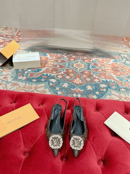 Louis Vuitton Met Slingback Ballerina
