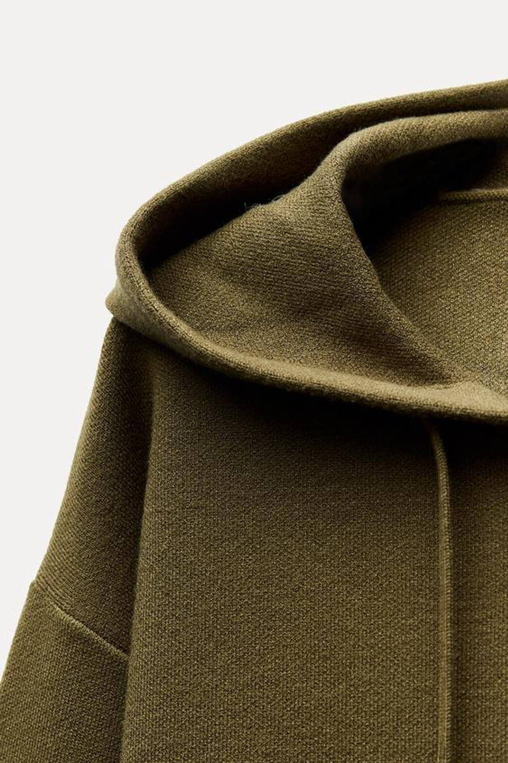 ZARA ОДНОТОННЫЙ СВИТЕР, ХАКИ