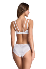 Эффектный бюстгальтер с вышивкой (Размер: 65J) (Цвет: белый)