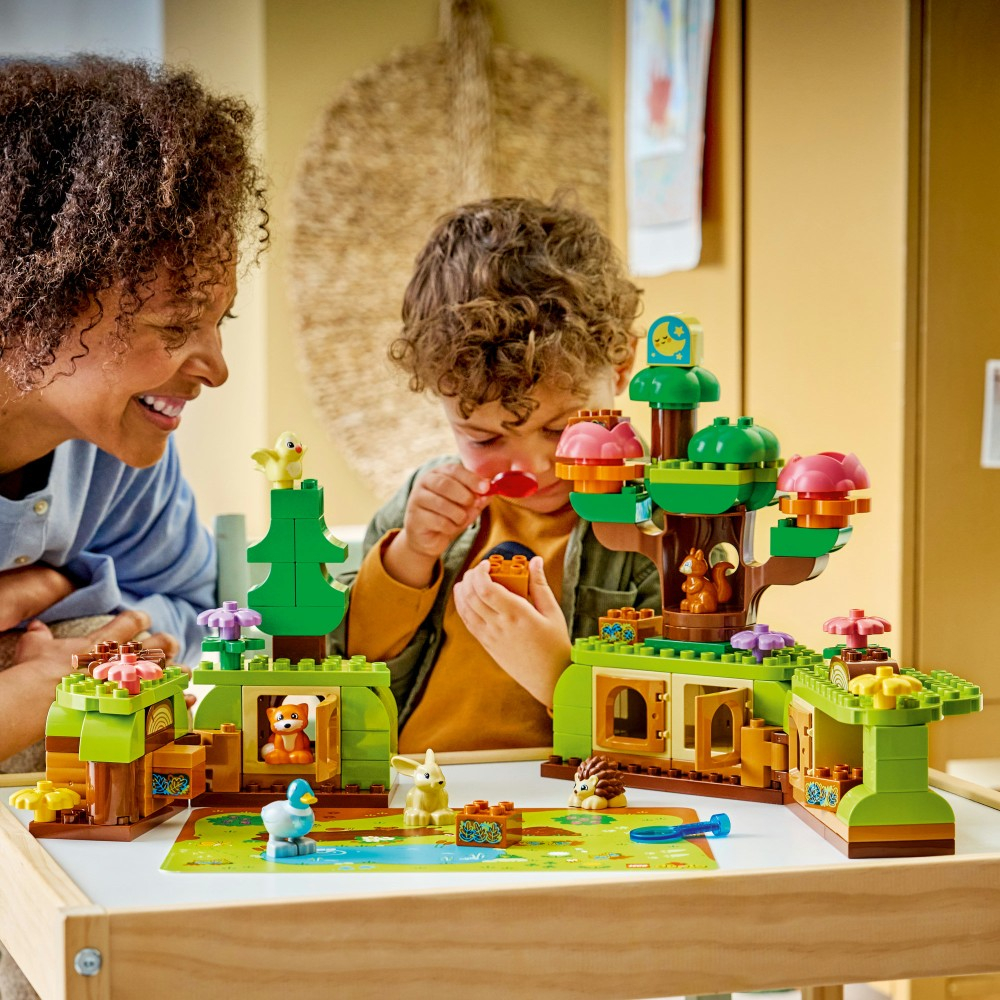Конструктор LEGO DUPLO Town 10480 Лес первооткрывателей с дикими животными — фото 9