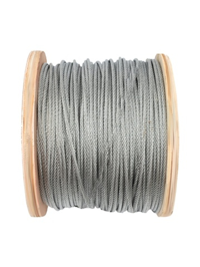 Стальной трос Gigant DIN 3055 4мм оцинкованный 200м GSC-012