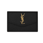 Картхолдеры и кошельки SAINT LAURENT UPTOWN LOGO, 582305-1GF0J-1000