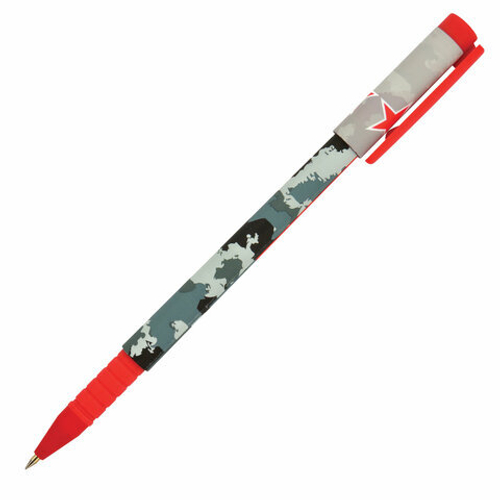 Ручка шариковая BRUNO VISCONTI FunWrite, синяя, "Military blue", узел 0,5 мм, линия письма 0,3 мм