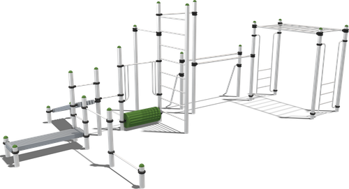 Спортивный комплекс Каратау (паттерн Papercut)