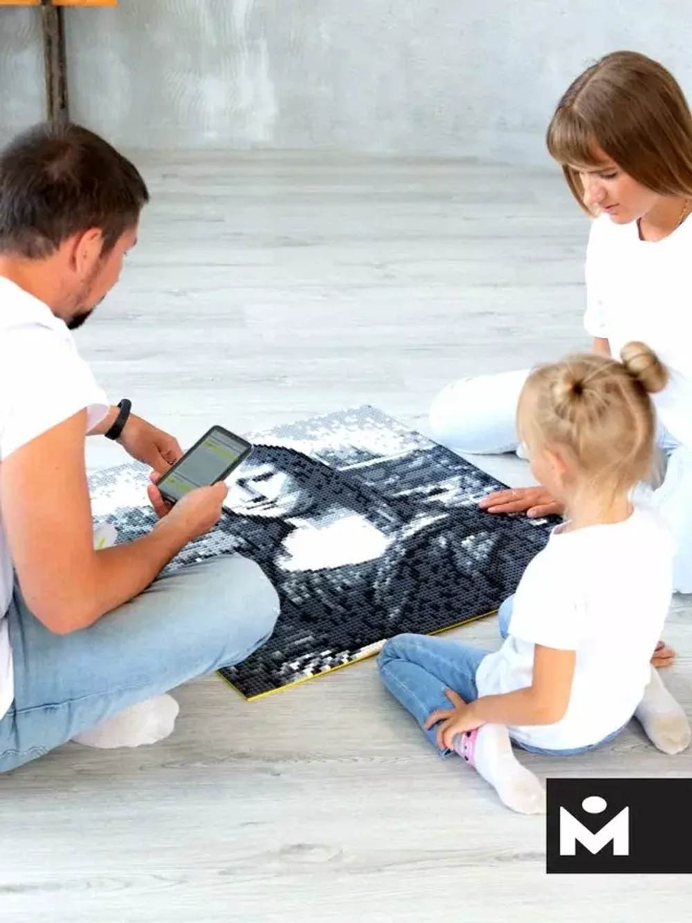 фото-конструктор MOZABRICK - Пксель-арт, собери свою картину по фото и вешай на стену!