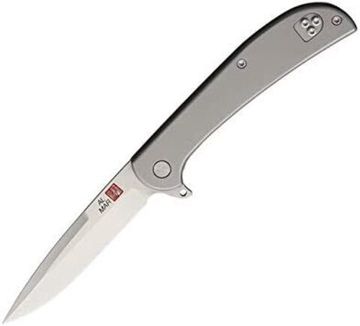 Складной нож Al Mar Ultralight Titanium Falcon AL/AMK4114 c клинком из стали D2, рукоять Титановый сплав Titanium TC4 Aloy