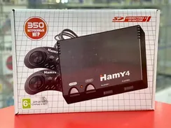 Игровая приставка Hamy 4 16bit - 8bit (350-in-1) Classic, черный комплект