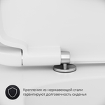 Унитаз-компакт FlashClean AM.PM Spirit V2.0 C708600WH белая глянцевая