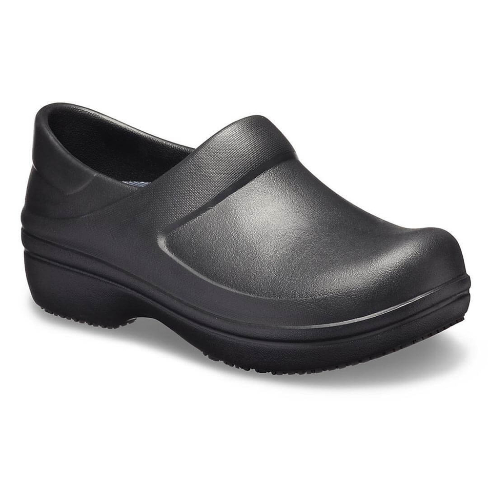 Женские черные сабо для работы CROCS Women's Neria Pro II Clog