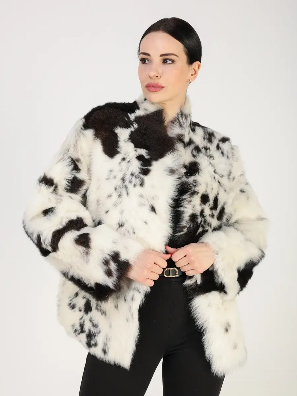 Дубленка зимняя шуба натуральная короткая