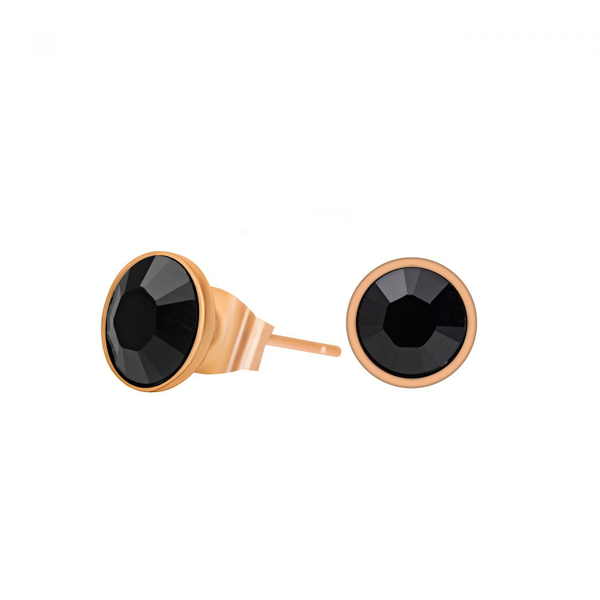 Серьги-пусеты Fiore Luna Jet SWE298 J RG
