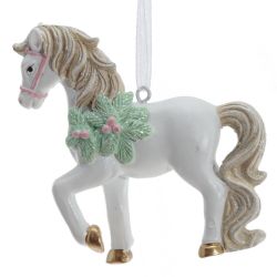 GAEM Фигурка декоративная подвесная "Лошадка", L7 W2 H8 см