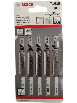 Пилки для лобзика Bosch T101B 5 шт