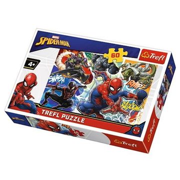 Пазл 60 деталей "Храбрый Человек-паук/Disney Marvel Spiderman" Trefl.