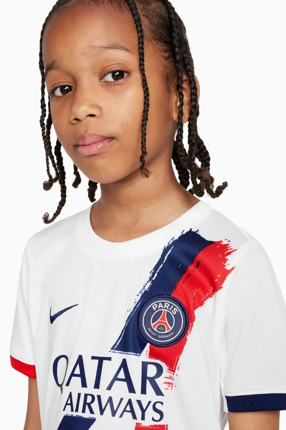 Футбольная форма Nike PSG 24/25 Away Little Kids - белый