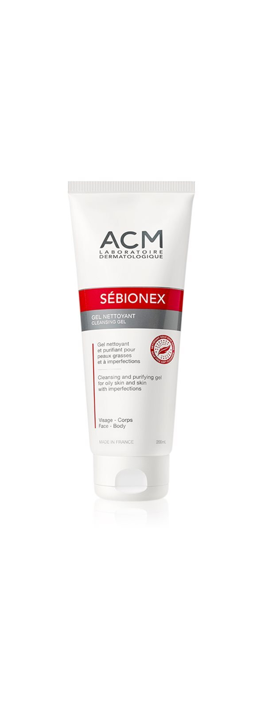 ACM Sebionex - очищающий гель для жирной и проблемной кожи /   200  ml  / GTIN 3760095250274