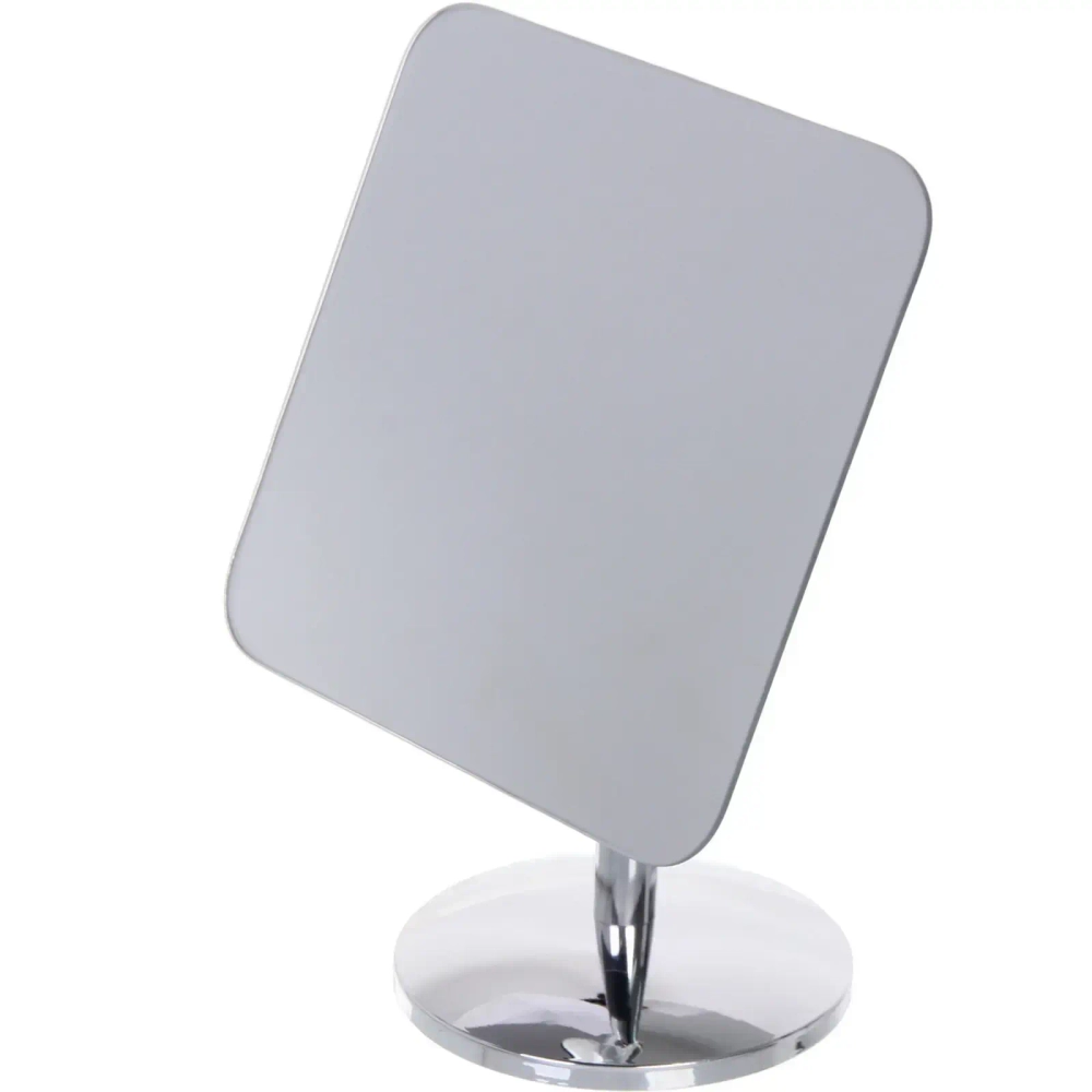 Зеркало настольное «ФОРТУНА БРИ», квадрат, цвет металл, 25*15см (коробка)