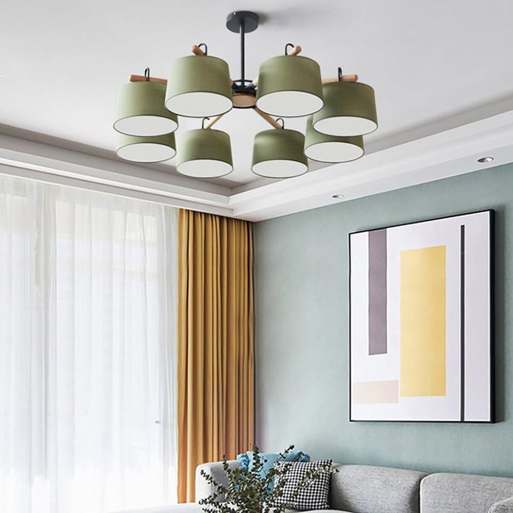 Потолочная Люстра Even 8 Green By Imperiumloft