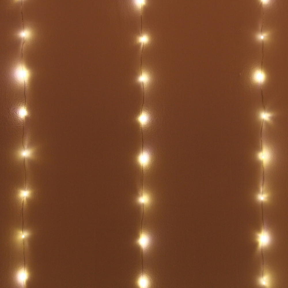 Гирлянда для улицы ЗАНАВЕС «Хвост» ш3м* в3м 300 ламп LED, 8 реж, USB, 220V + пульт,IP-54. Теплый белый