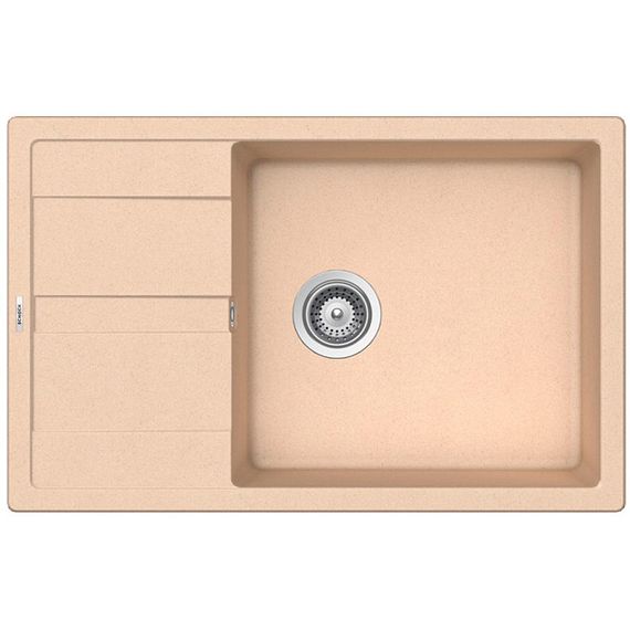 Мойка SCHOCK Optima 60D Max Cristalite лунный камень